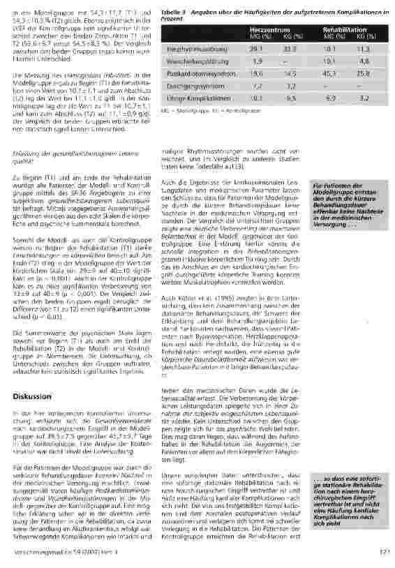 Vorschauseite 5: Komplexfallpauschalen in der Herzchirurgie - ein Modellprojekt zur Frührehabilitation