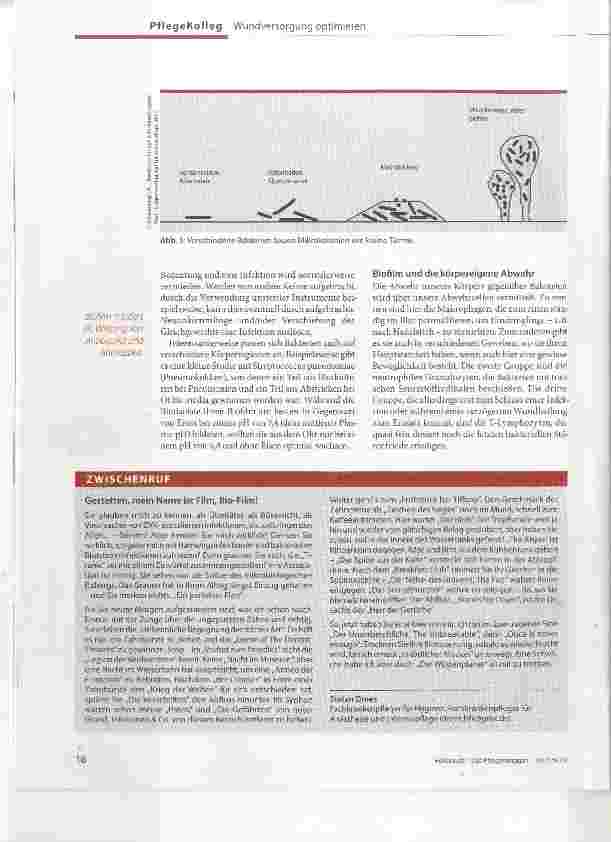 Vorschauseite 3: Nur saubere Wunden heilen