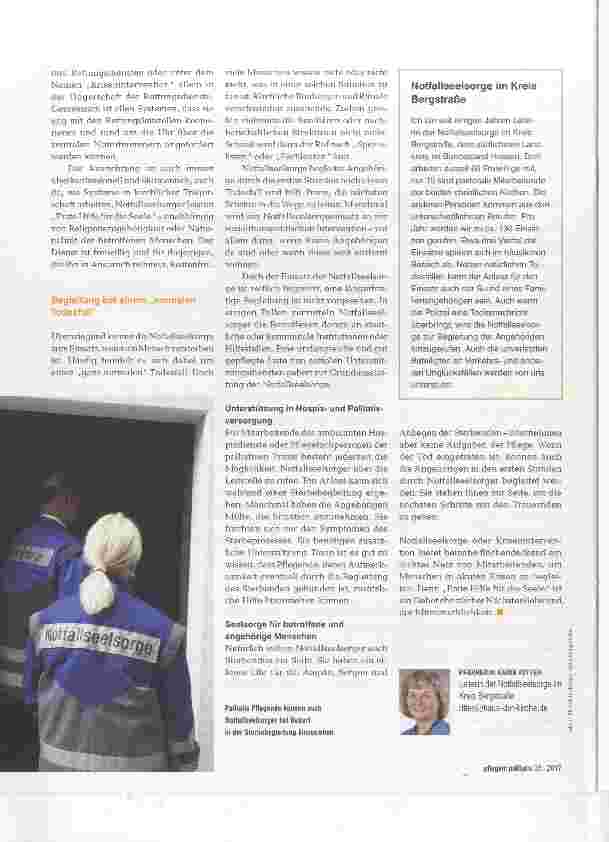 Vorschauseite 3: Notfallseelsorge - Erste Hilfe für die Seele