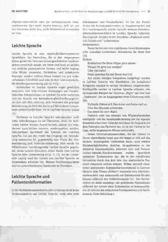 Vorschauseite 2: Leichte Sprache: Verständlichkeit ermöglicht GesundheitskompetenzEasy-to-Read German: text comprehension makes health competence possible