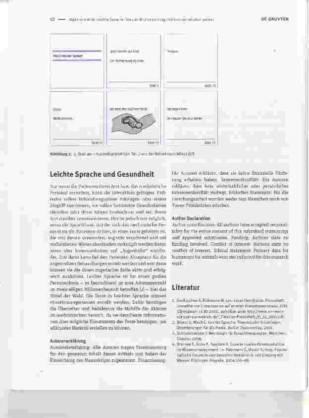 Vorschauseite 3: Leichte Sprache: Verständlichkeit ermöglicht GesundheitskompetenzEasy-to-Read German: text comprehension makes health competence possible