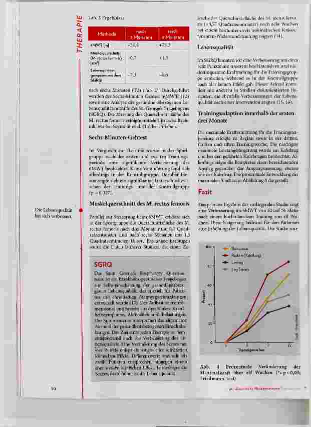 Vorschauseite 4: High-Intensity-Training mit COPD-Patienten