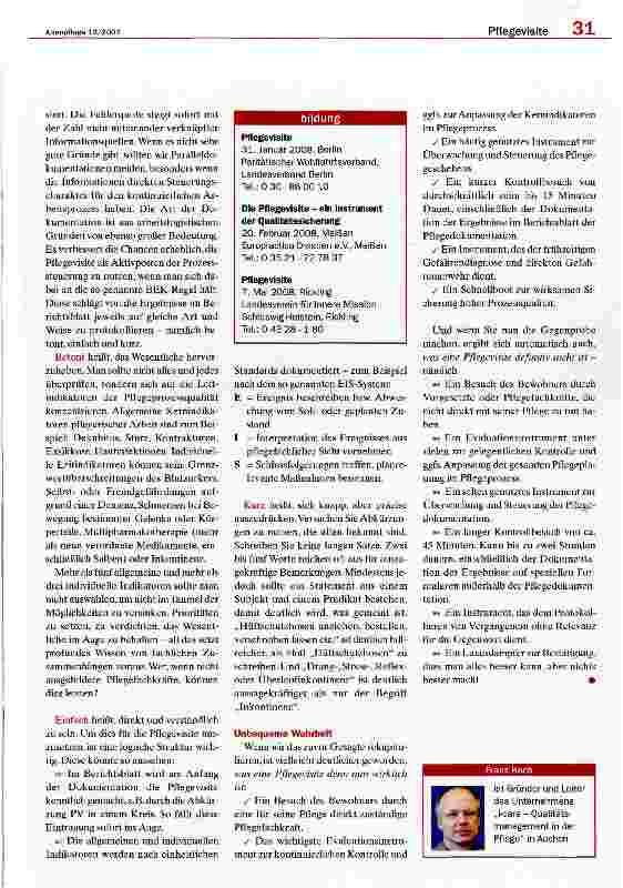 Vorschauseite 3: Regelmäßige Überprüfung