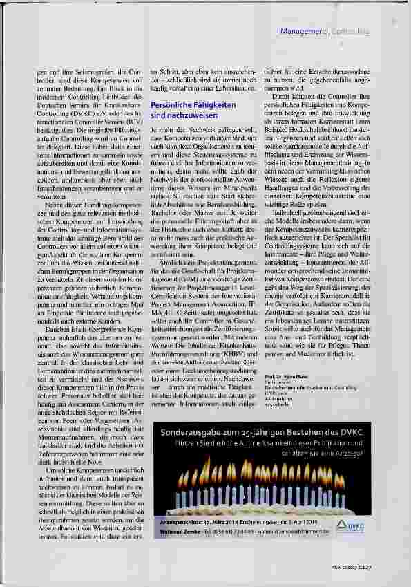 Vorschauseite 2: Kompetenzen statt Titel
