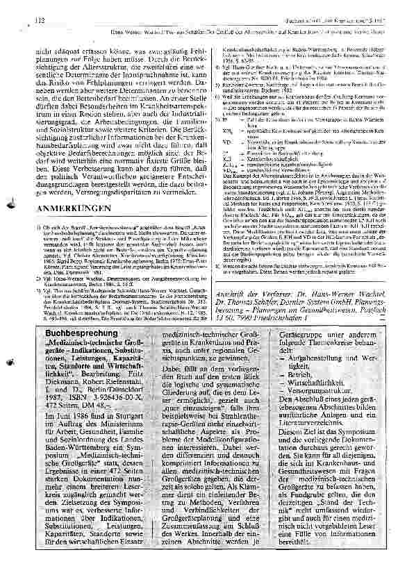 Vorschauseite 4: Der Einfluß der Altersstruktur auf Krankenhaushäufigkeit und Verweildauer