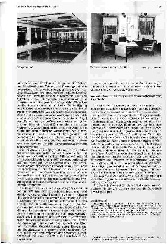 Vorschauseite 4: Das Zentralinstitut für seelische Gesundheit in Mannheim Forschungsinstitut und Modell neuzeitlicher Versorgung Kranker