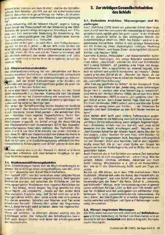 Vorschauseite 3: Der Schlaf und seine gesundheitliche Bedeutung, insbesondere für Kinder und Jugendliche
