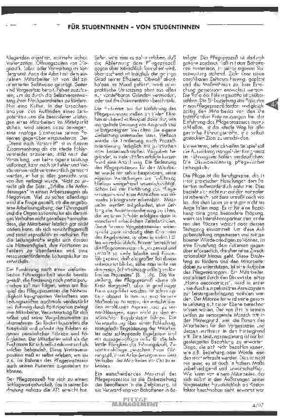 Vorschauseite 3: Pflegetheorien als Führungsmodelle
