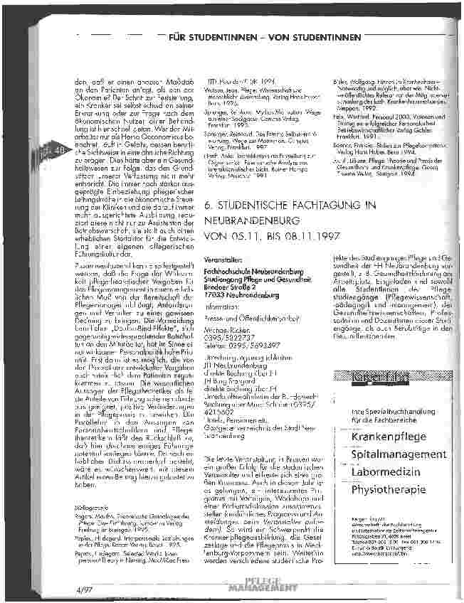 Vorschauseite 4: Pflegetheorien als Führungsmodelle