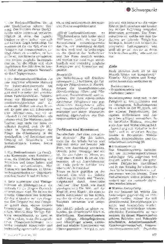 Vorschauseite 3: Handlungsorientierte Ausbildung für die Leitung des Pflegedienstes Erwerb von Schlüsselqualifikationen