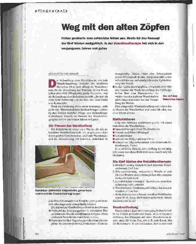 Vorschauseite 1: Weg mit den alten Zöpfen