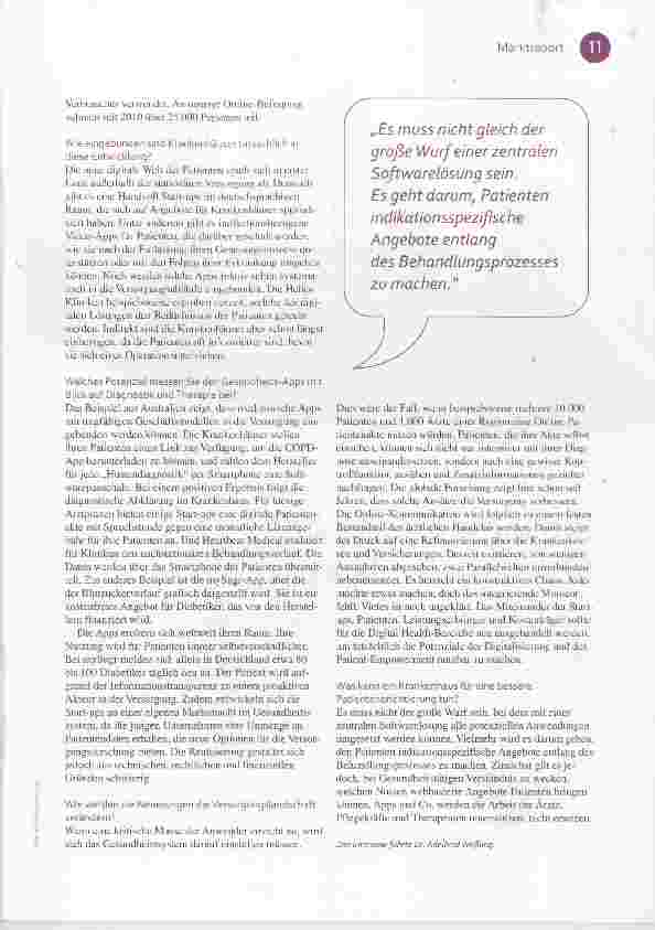 Vorschauseite 2: Apps & Start-ups „Es herrscht ein konstruktives Chaos“