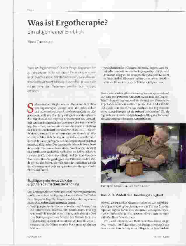Vorschauseite 1: Was ist Ergotherapie?