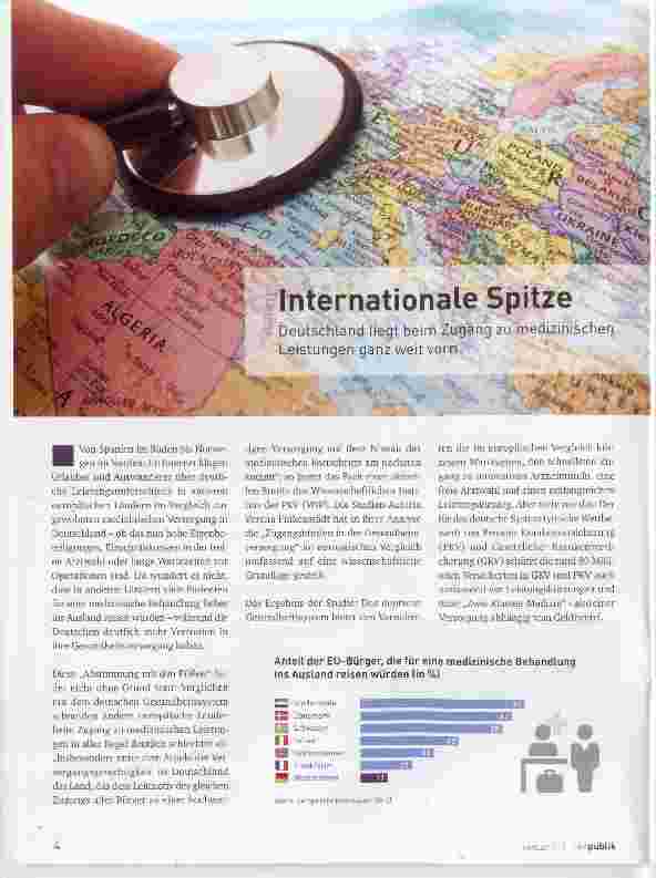 Vorschauseite 1: Internationale Spitze