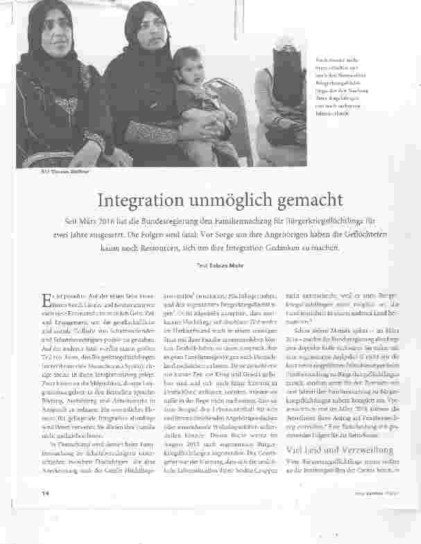 Vorschauseite 1: Integration unmöglich gemacht