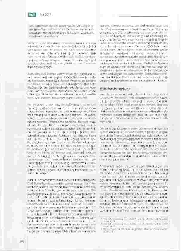 Vorschauseite 4: Der polizeiund ordnungsrechtliche Anspruch obdachloser Menschen auf notdürftige Unterbringung Die wichtigsten Grundsätze des Obdachlosenpolizeirechts-Teil 2