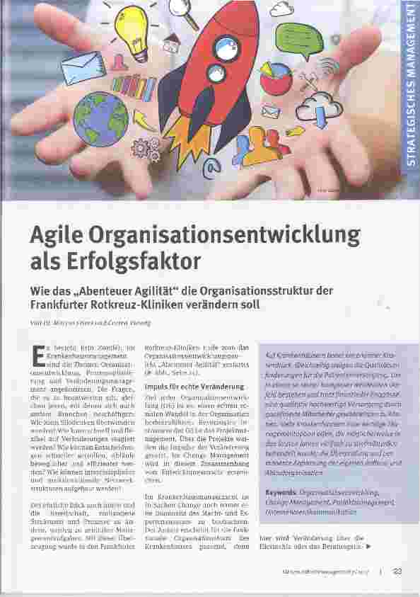 Vorschauseite 1: Agile Organisationsentwicklung als Erfolgsfaktor