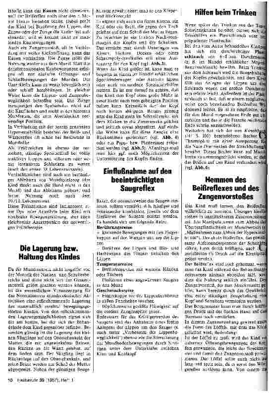 Vorschauseite 3: Eßtherapiebeim zerebral bewegungsgestörten Kind