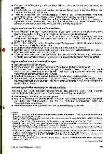 Vorschauseite 5: Intravasale Katheter und Infusionstherapie - mikrobiologische und hygienische Aspekte