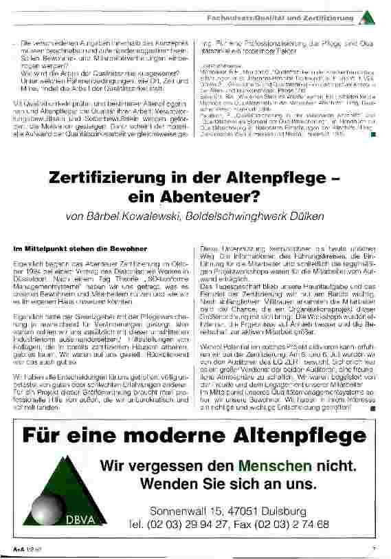 Vorschauseite 3: Qualität? Ja bitte! - Qualitätszirkel als Aufgabe für Altenpfleger