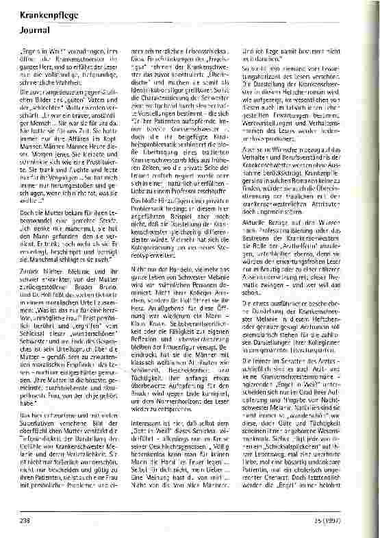 Vorschauseite 2: Kamerad, Engel, barmherzige Schwester ... Zum Bild der Krankenschwester im populären Roman Teil 2
