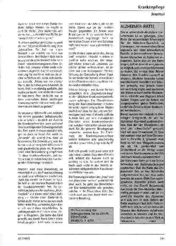 Vorschauseite 5: Kamerad, Engel, barmherzige Schwester ... Zum Bild der Krankenschwester im populären Roman Teil 2