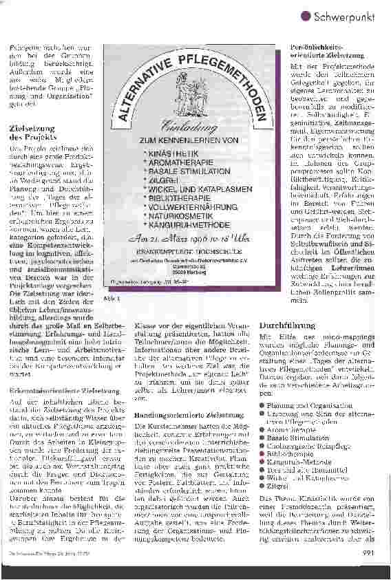 Vorschauseite 2: Das Projekt