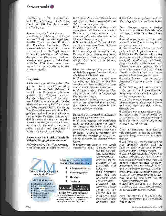 Vorschauseite 5: Das Projekt