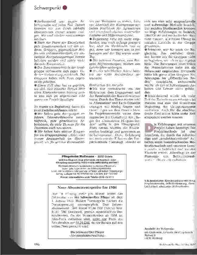 Vorschauseite 6: Das Projekt