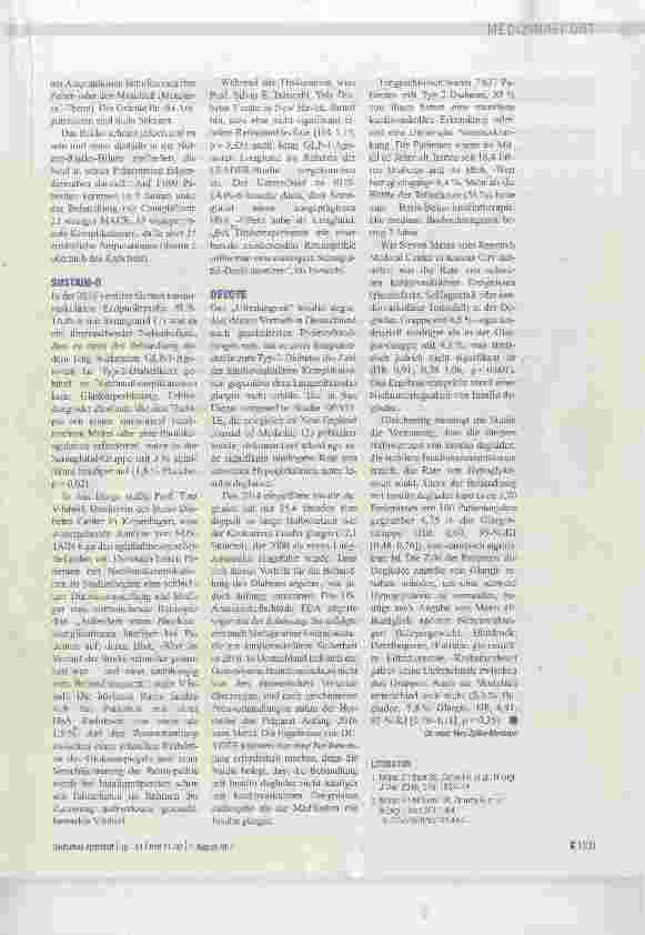 Vorschauseite 2: AMERIKANISCHER DIABETES KONGRESS (2) Blick auf aktuelle Studiendaten