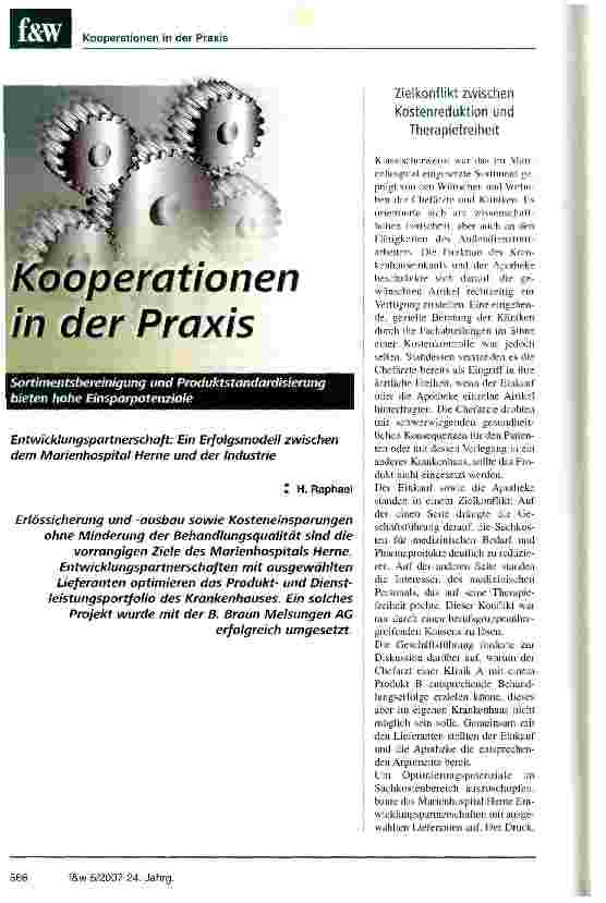 Vorschauseite 1: Kooperation in der Praxis