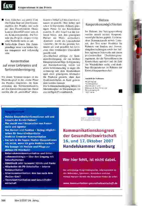 Vorschauseite 3: Kooperation in der Praxis