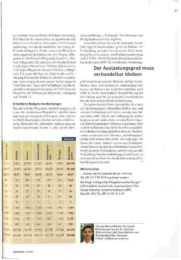 Vorschauseite 4: Verordnete Auslastung