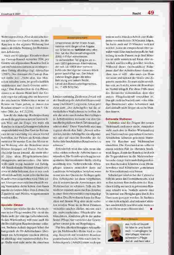 Vorschauseite 2: Nikotinfreie Zone