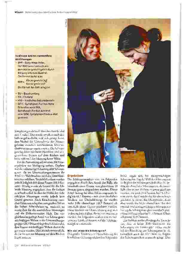 Vorschauseite 2: Dicker Bauch - großes Kind?
