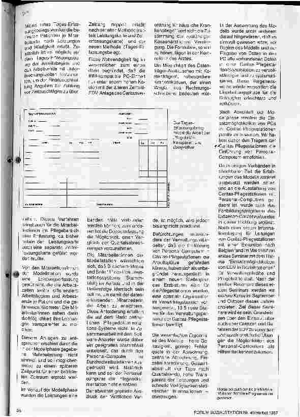 Vorschauseite 2: Sozialstation und Computer Überzeugende Ergebnisse beim Modellversuch