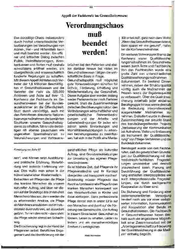 Vorschauseite 2: Pflege wieder am Scheideweg? Gedanken zur Geschichte und Entwicklung der professionellen Pflege in den vergangen Jahrunderten