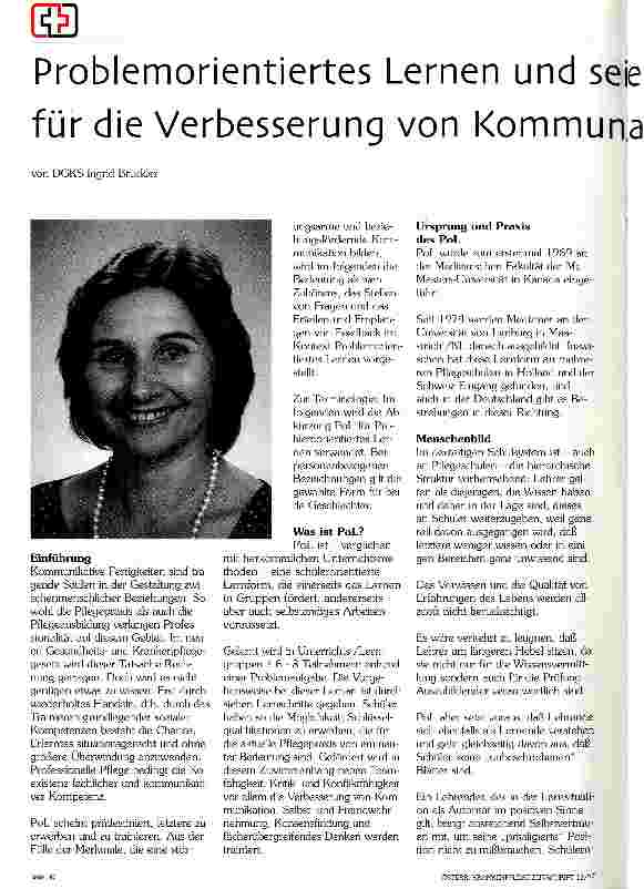 Vorschauseite 1: Problemorientiertes Lernen und seine Bedeutung für die Verbesserung von Kommunikation