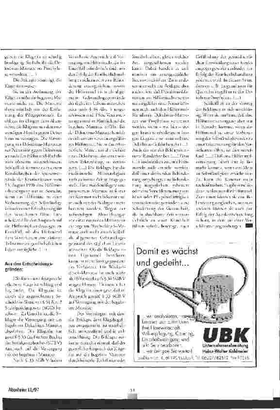 Vorschauseite 2: Das Urteil Medizinische Hilfsmittel im Heim