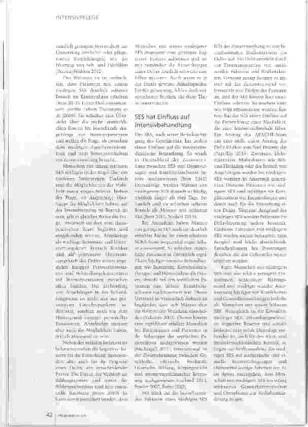 Vorschauseite 3: Delir; Niedriger Sozialstatus als Risikofaktor?
