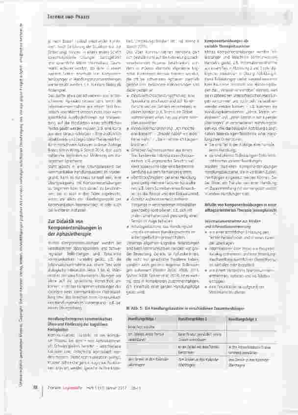 Vorschauseite 3: Zur Didaktik der teilhabeorientierten Aphasietherapie Teil 2: Sprachdidaktische Grundlagen eines situativ-handlungsorientierten Ansatzes
