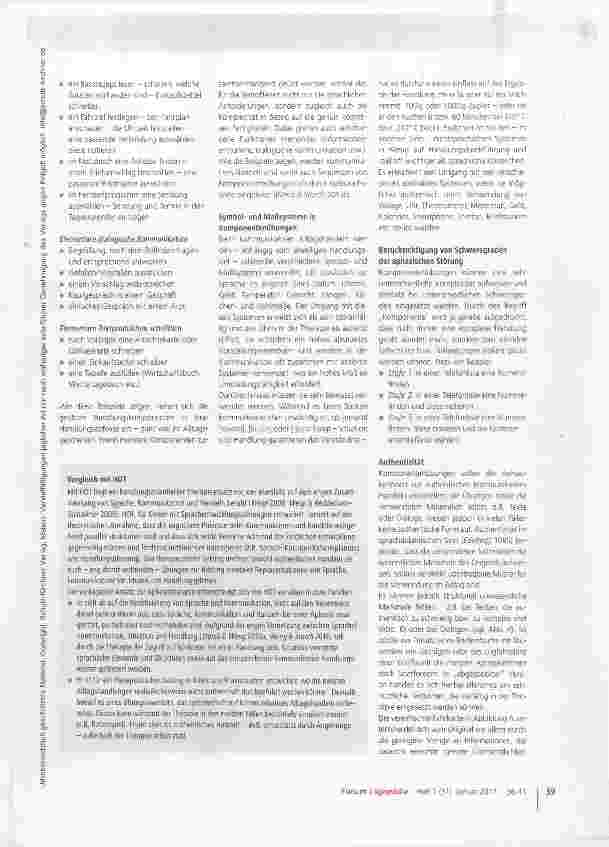 Vorschauseite 4: Zur Didaktik der teilhabeorientierten Aphasietherapie Teil 2: Sprachdidaktische Grundlagen eines situativ-handlungsorientierten Ansatzes