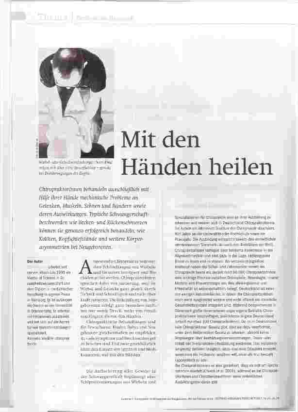 Vorschauseite 1: Mit den Händen heilen