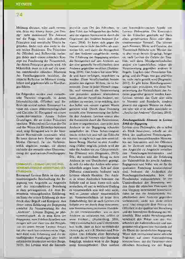 Vorschauseite 5: Die Ethik der qualitativen Forschungspraxis