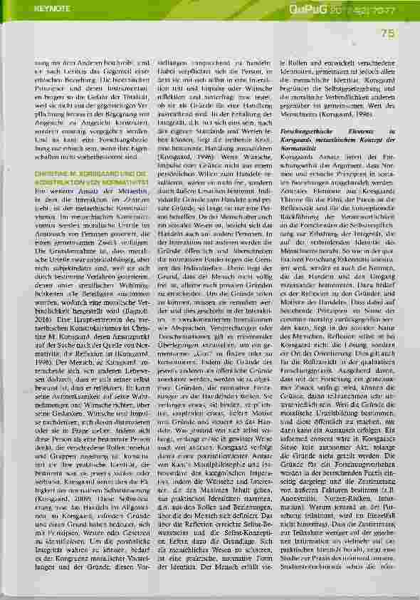 Vorschauseite 6: Die Ethik der qualitativen Forschungspraxis