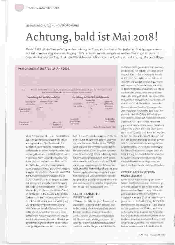 Vorschauseite 1: Achtung, bald ist Mai 2018!
