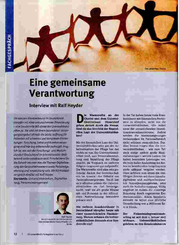Vorschauseite 1: Eine gemeinsame Verantwortung