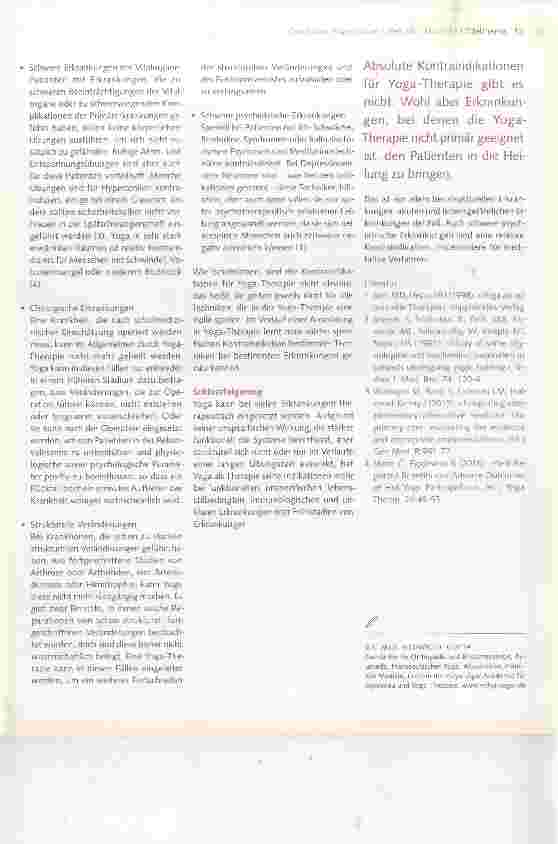 Vorschauseite 4: Indikationen und Kontraindikationen