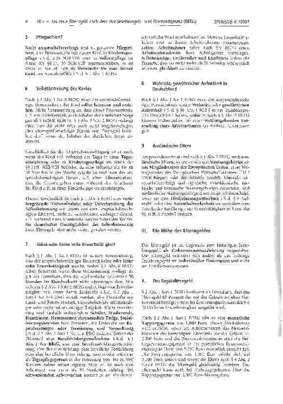 Vorschauseite 2: Das neue Elterngeld nach dem Bundeselterngeld und Elternzeitgesetz (BEEG)