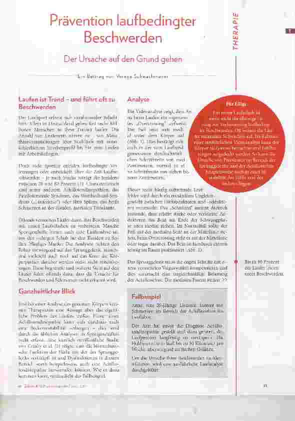 Vorschauseite 2: Prävention laufbedingter Beschwerden